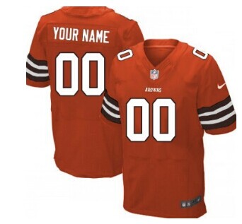 Nike Cleveland Browns Customized Orange Elite Jersey