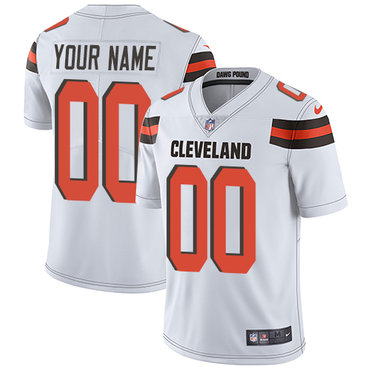 Nike Cleveland Browns Limited White Road Youth Jersey NFL  Vapor Untouchable Customized jerseys
