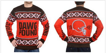 Nike Cleveland Browns Men's Ugly Sweater