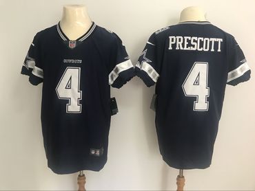 Nike Cowboys #4 Dak Prescott Navy Blue Team Color Men's Stitched NFL Vapor Untouchable Elite Jersey
