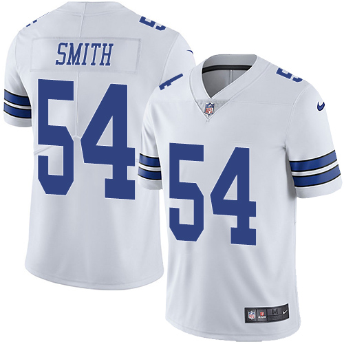 Nike Cowboys #54 Jaylon Smith White Men's Stitched NFL Vapor Untouchable Limited Youth Jersey