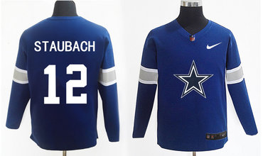 Nike Cowboys 12 Roger Staubach Knit Sweater