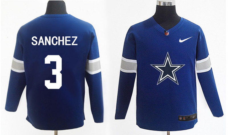 Nike Cowboys 3 Mark Sanchez Navy Knit Sweater