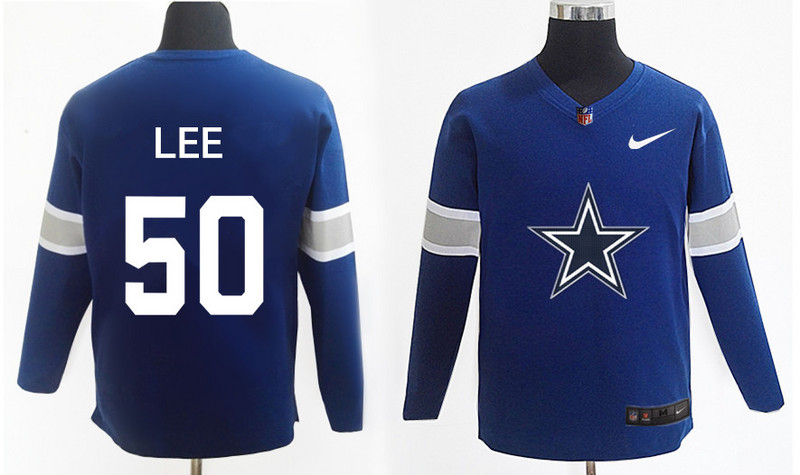 Nike Cowboys 50 Sean Lee Navy Knit Sweater