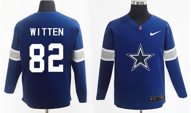 Nike Cowboys 82 Jason Witten Navy Knit Sweater