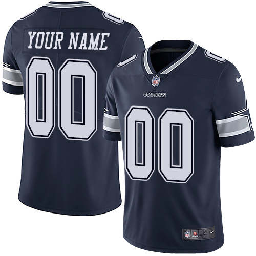 Nike Dallas Cowboys  Limited Navy Blue Home Youth Jersey NFL Vapor Untouchable Customized jerseys