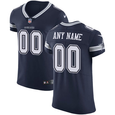 Nike Dallas Cowboys Elite Navy Blue Home Men's Jersey NFL  Vapor Untouchable Customized jerseys