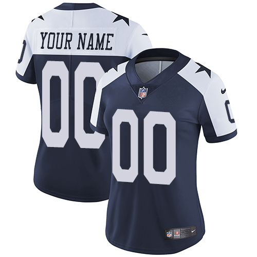 Nike Dallas Cowboys Limited Navy Blue Alternate Women's Jersey NFL Throwback Vapor Untouchable jerseys