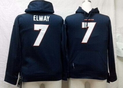 Nike Denver Broncos #7 John Elway Blue Kids Hoodie