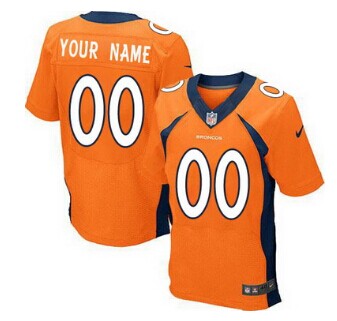 Nike Denver Broncos Customized 2013 Orange Elite Jersey