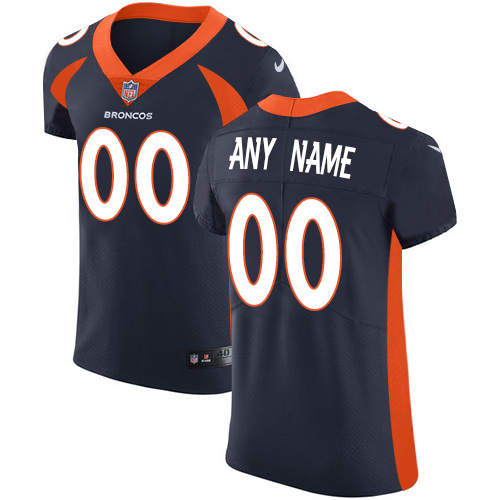 Nike Denver Broncos Elite Navy Blue Alternate Men's Jersey NFL Customized jerseys