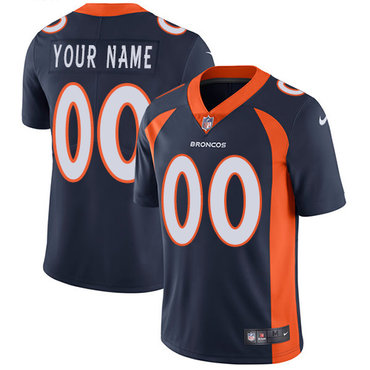 Nike Denver Broncos Limited Navy Blue Alternate Men's Jersey NFL  Vapor Untouchable Customized jerseys