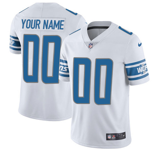 Nike Detroit Lions Limited White Road Men's Jersey NFL  Vapor Untouchable Customized jerseys