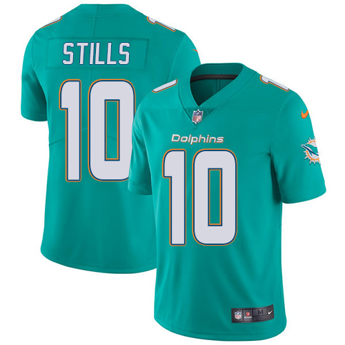 Nike Dolphins #10 Kenny Stills Aqua Green Team Color Men's Stitched NFL Vapor Untouchable Limited Jersey