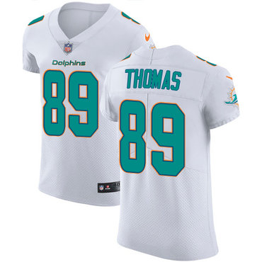 Nike Dolphins #89 Julius Thomas White Men's Stitched NFL Vapor Untouchable Elite Jersey