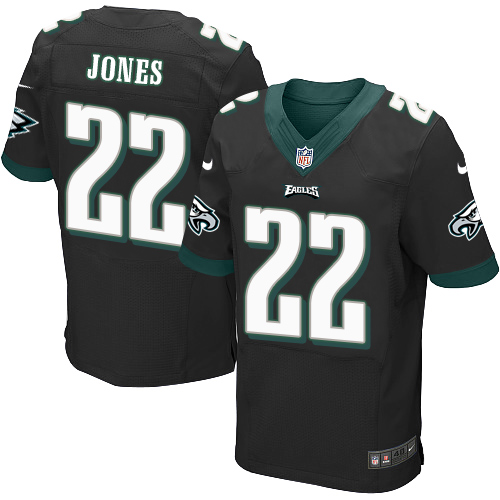 Nike Eagles #22 Sidney Jones Black Alternate Men's Stitched NFL New Elite Jersey