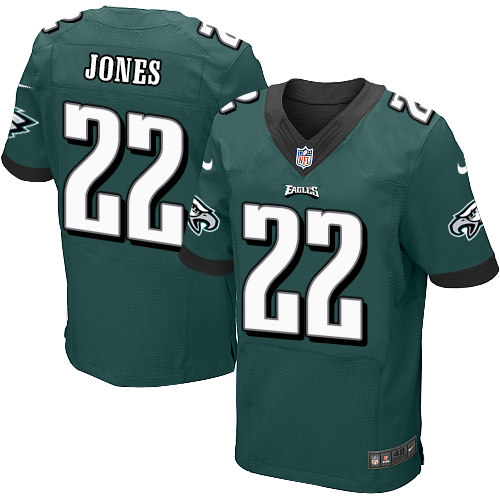 Nike Eagles #22 Sidney Jones Midnight Green Team Color Men's Stitched NFL New Elite Jersey