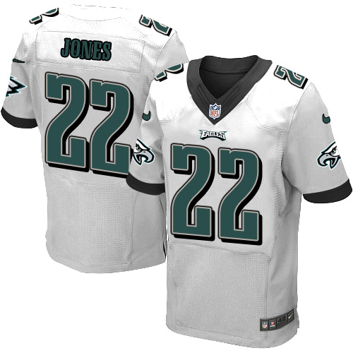 Nike Eagles #22 Sidney Jones White Men's Stitched NFL New Elite Jersey