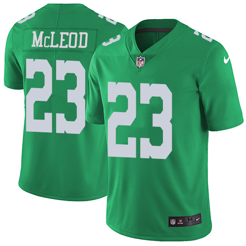 Nike Eagles #23 Rodney McLeod Green Men's Stitched NFL Limited Rush Jersey