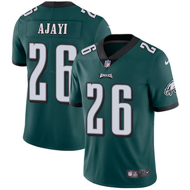 Nike Eagles #26 Jay Ajayi Midnight Green Team Color Men's Stitched NFL Vapor Untouchable Limited Jersey