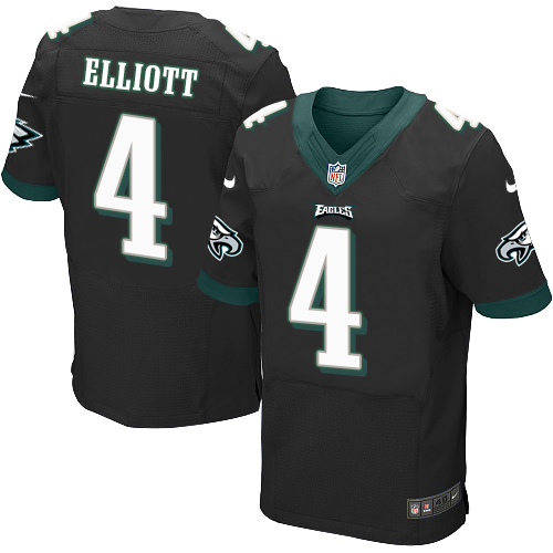 Nike Eagles #4 Jake Elliott Black Alternate Men's Stitched NFL New Elite Jersey