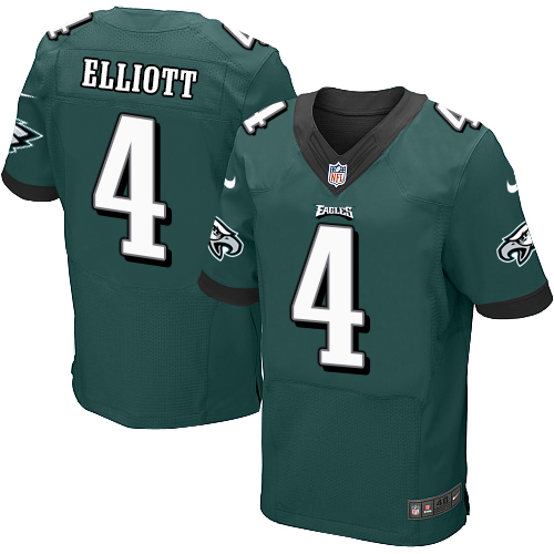 Nike Eagles #4 Jake Elliott Midnight Green Team Color Men's Stitched NFL New Elite Jersey