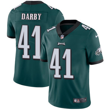 Nike Eagles #41 Ronald Darby Midnight Green Team Color Youth Stitched NFL Vapor Untouchable Limited Jersey$199.99$21.5
