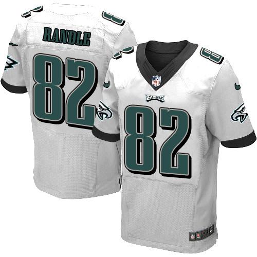 Nike Eagles #82 Rueben Randle White Men's Stitched NFL New Elite Jersey