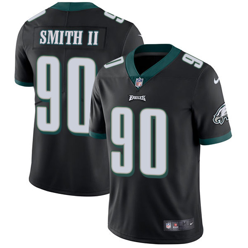 Nike Eagles #90 Marcus Smith II Black Alternate Men's Stitched NFL Vapor Untouchable Limited Jersey