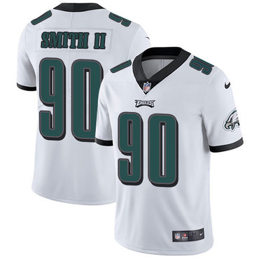 Nike Eagles #90 Marcus Smith II White Men's Stitched NFL Vapor Untouchable Limited Jersey