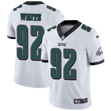 Nike Eagles #92 Reggie White White Men's Stitched NFL Vapor Untouchable Limited Jersey