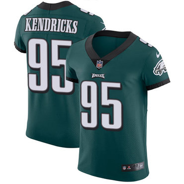 Nike Eagles #95 Mychal Kendricks Midnight Green Team Color Men's Stitched NFL Vapor Untouchable Elite Jersey