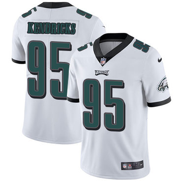 Nike Eagles #95 Mychal Kendricks White Men's Stitched NFL Vapor Untouchable Limited Jersey