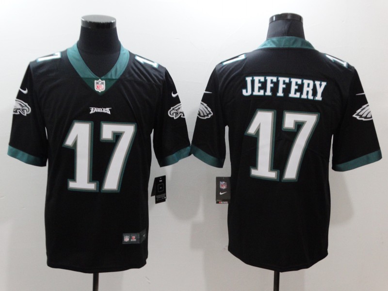 Nike Eagles 17 Alshon Jeffery Black Vapor Untouchable Player Limited Jersey
