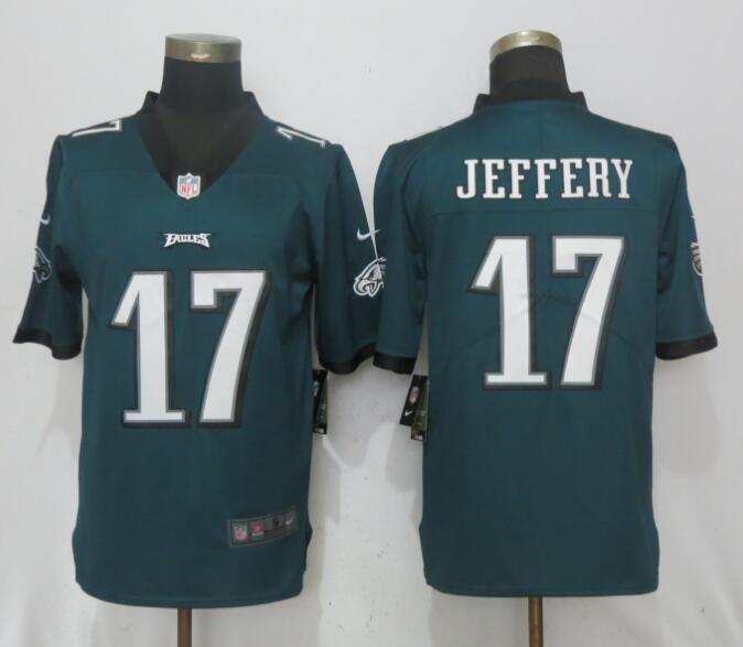 Nike Eagles 17 Alshon Jeffery Green Vapor Untouchable Player Limited Jersey