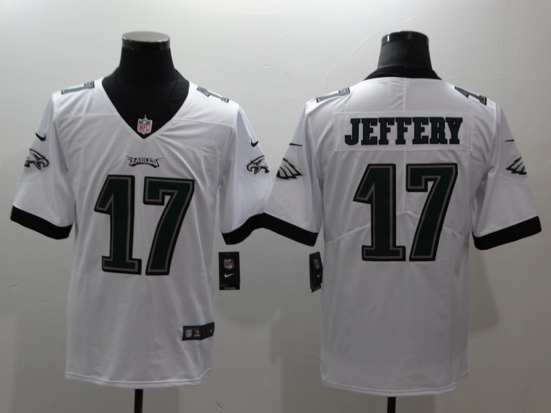 Nike Eagles 17 Alshon Jeffery White Vapor Untouchable Player Limited Jersey