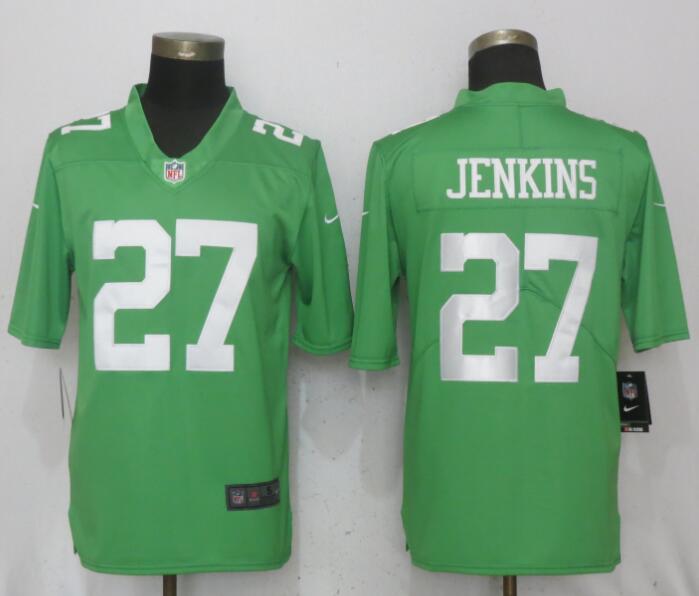 Nike Eagles 27 Malcolm Jenkins Green 2017 Vapor Untouchable Player Limited Jersey