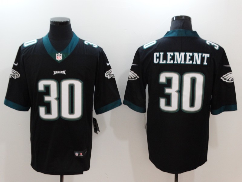 Nike Eagles 30 Corey Clement Black Vapor Untouchable Player Limited Jersey