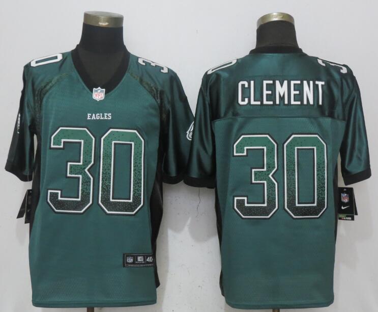 Nike Eagles 30 Corey Clement Green Drift Fashion Elite Jersey