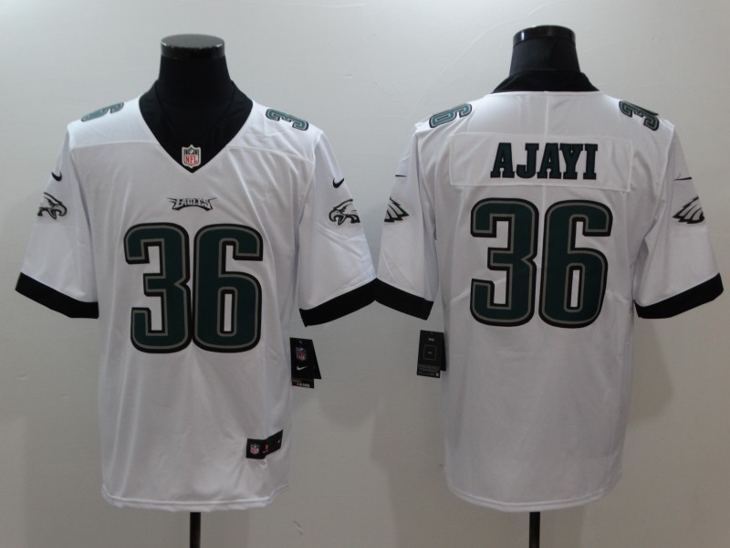 Nike Eagles 36 Jay Ajayi White Vapor Untouchable Player Limited Jersey