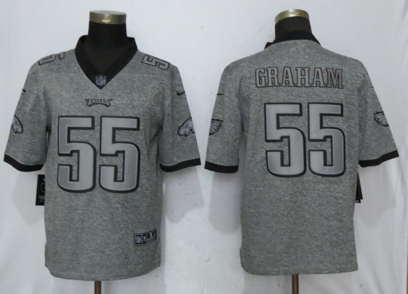 Nike Eagles 55 Brandon Graham Gray Gridiron Gray Vapor Untouchable Limited Jersey