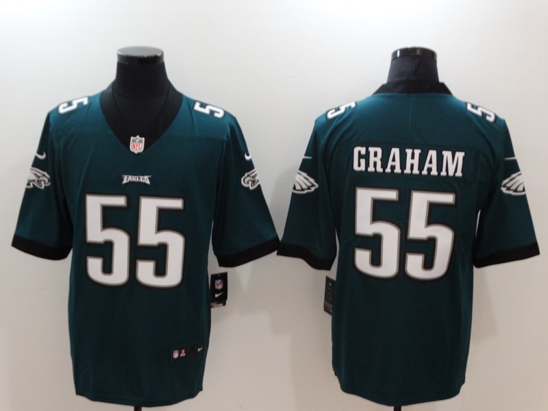 Nike Eagles 55 Brandon Graham Green Vapor Untouchable Player Limited Jersey