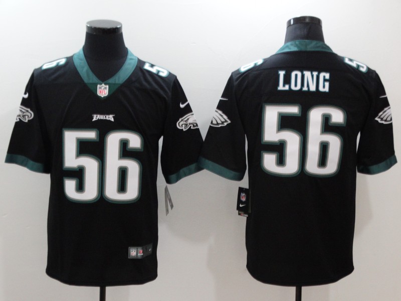 Nike Eagles 56 Chris Long Black Vapor Untouchable Player Limited Jersey