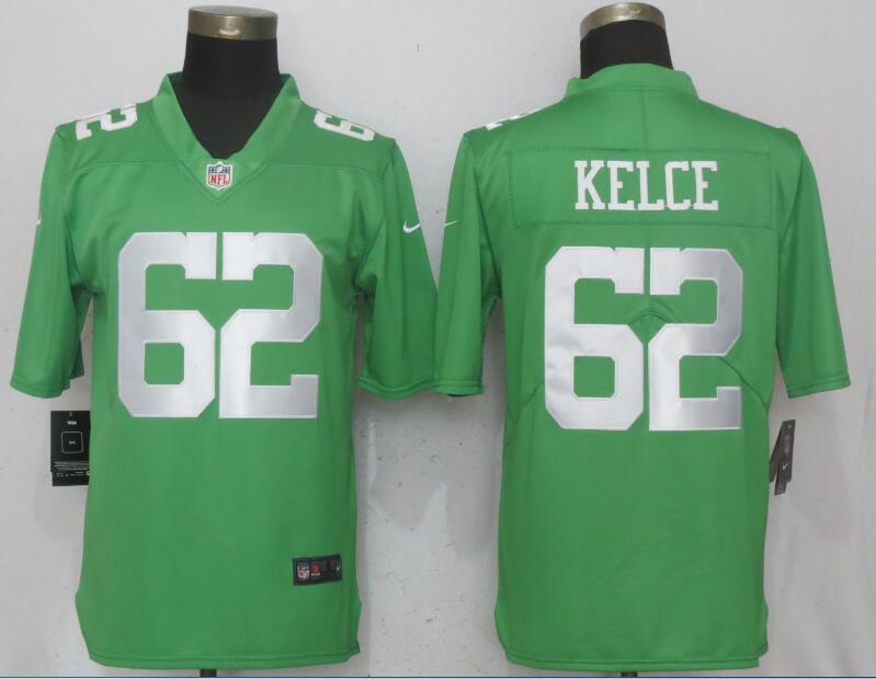 Nike Eagles 62 Jason Kelce Green 2017 Vapor Untouchable Player Limited Jersey
