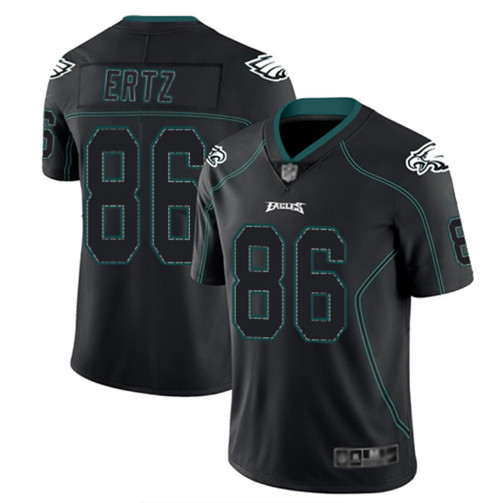 Nike Eagles 86 Zach Ertz Black Shadow Legend Limited Jersey
