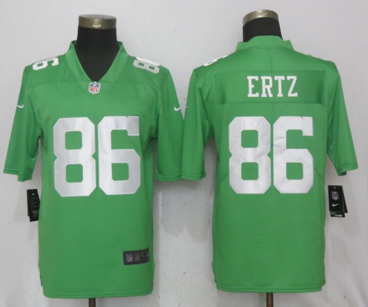 Nike Eagles 86 Zach Ertz Green 2017 Vapor Untouchable Player Limited Jersey