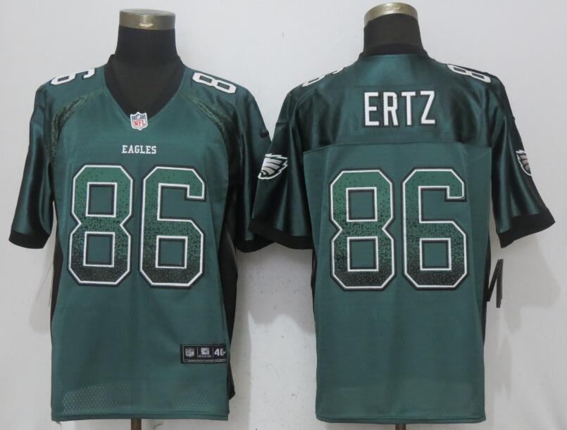 Nike Eagles 86 Zach Ertz Green Drift Fashion Elite Jersey