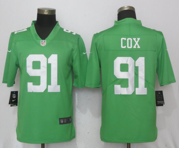 Nike Eagles 91 Fletcher Cox Green 2017 Vapor Untouchable Player Limited Jersey