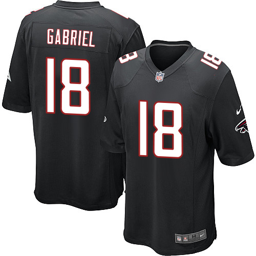 Nike Falcons #18 Taylor Gabriel Black Alternate Youth Stitched NFL Elite Jersey