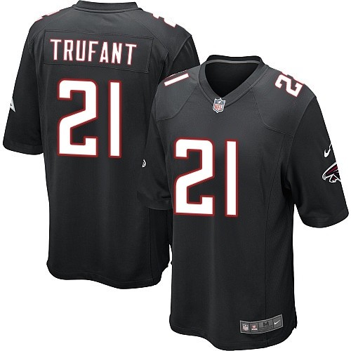 Nike Falcons #21 Desmond Trufant Black Alternate Youth Stitched NFL Elite Jersey